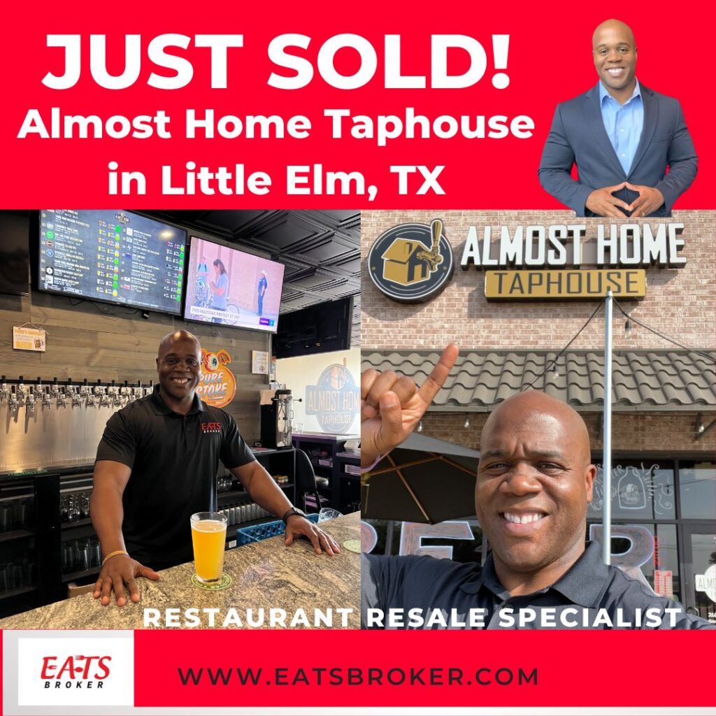 EATS Broker sells Almost Home Taphouse in Little Elm, Texas