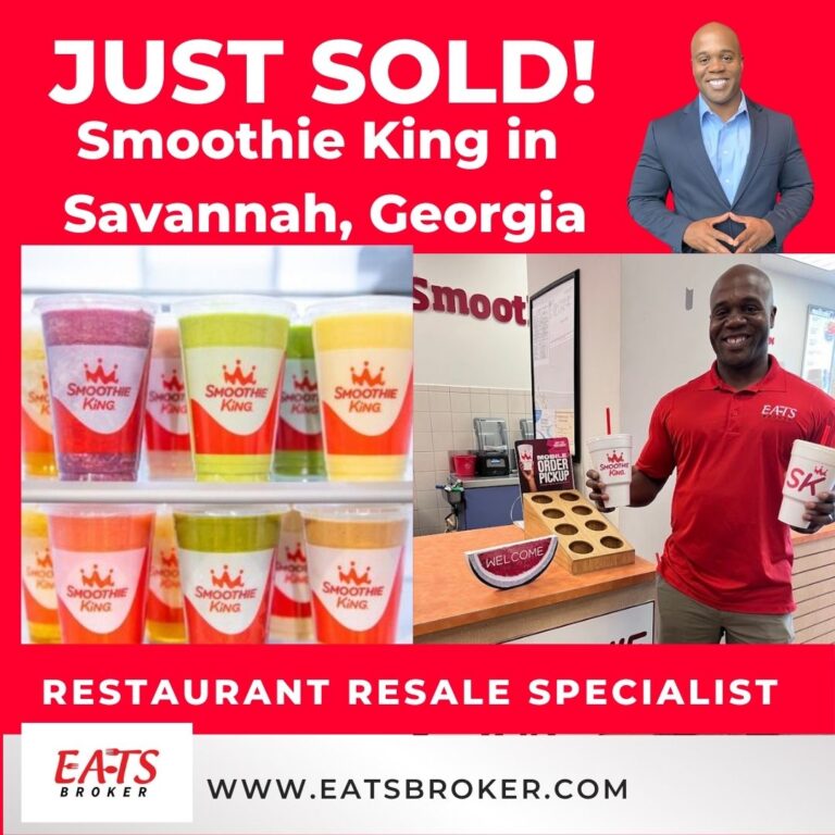 EATS Broker sells Smoothie King in Savannah, GA.