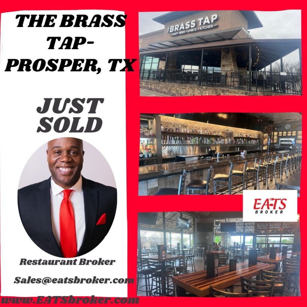 The Brass Tap Prosper TX sold by EATS Broker