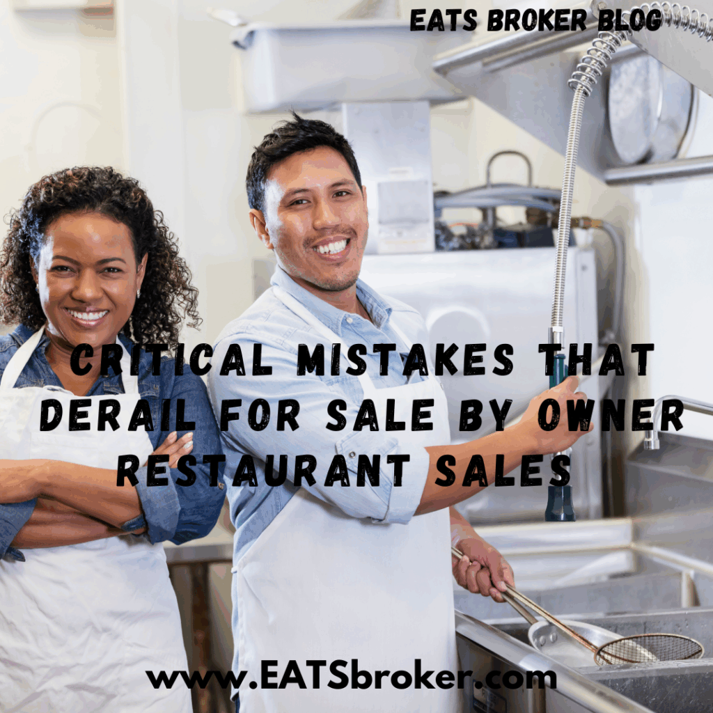 EATS Broker helps For Sale by Owners sell their restaurants