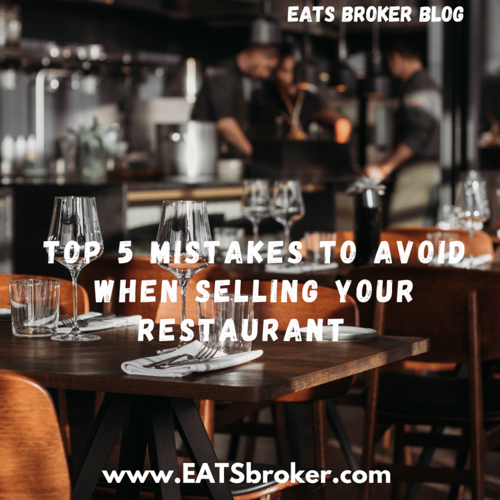 How to sell a restaurant, restaurant valuation, restaurant broker services