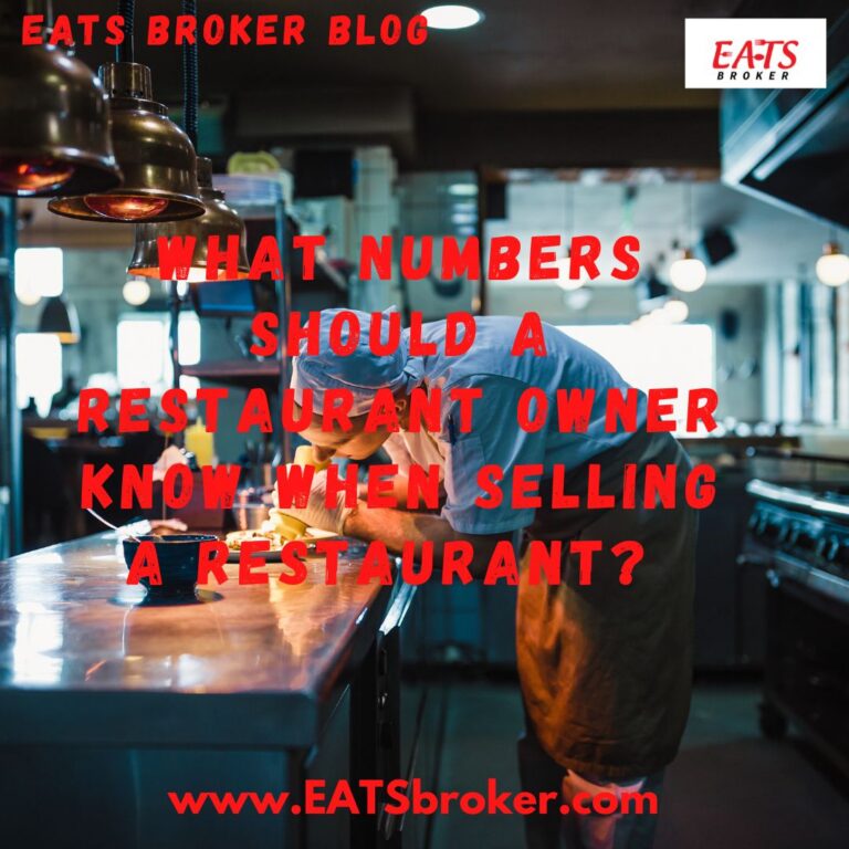What Numbers Should a Restaurant Owner Know When Selling?