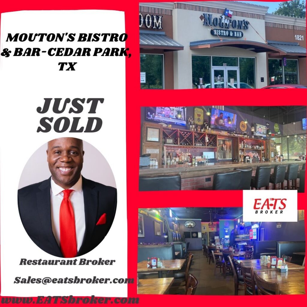EATS Broker sells a restaurant in Cedar Park, Texas