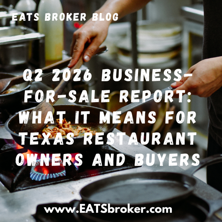 EATS Broker serves restaurant owners and buyers across Dallas, Houston, Austin, and nationwide.