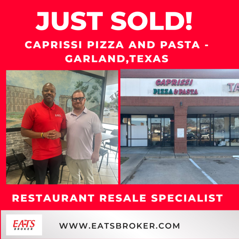 EATS Broker sells a restaurant in Garland, Texas