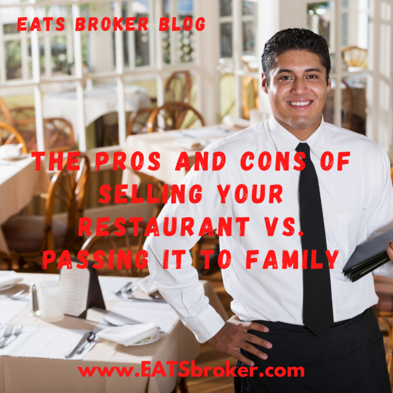 Why your exit needs a Restaurant Broker.