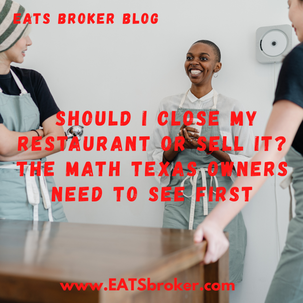 Sell a struggling business with EATS Broker